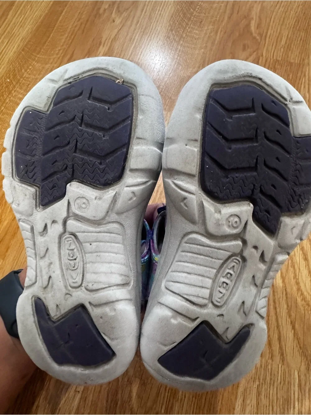 Kids Floral Purple KEEN Sandal Sneakers - Comfortable Everyday Shoe